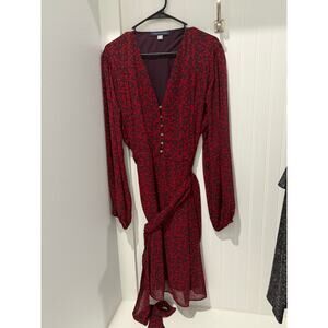 Tommy Hilfiger,  floral long-sleeve dress